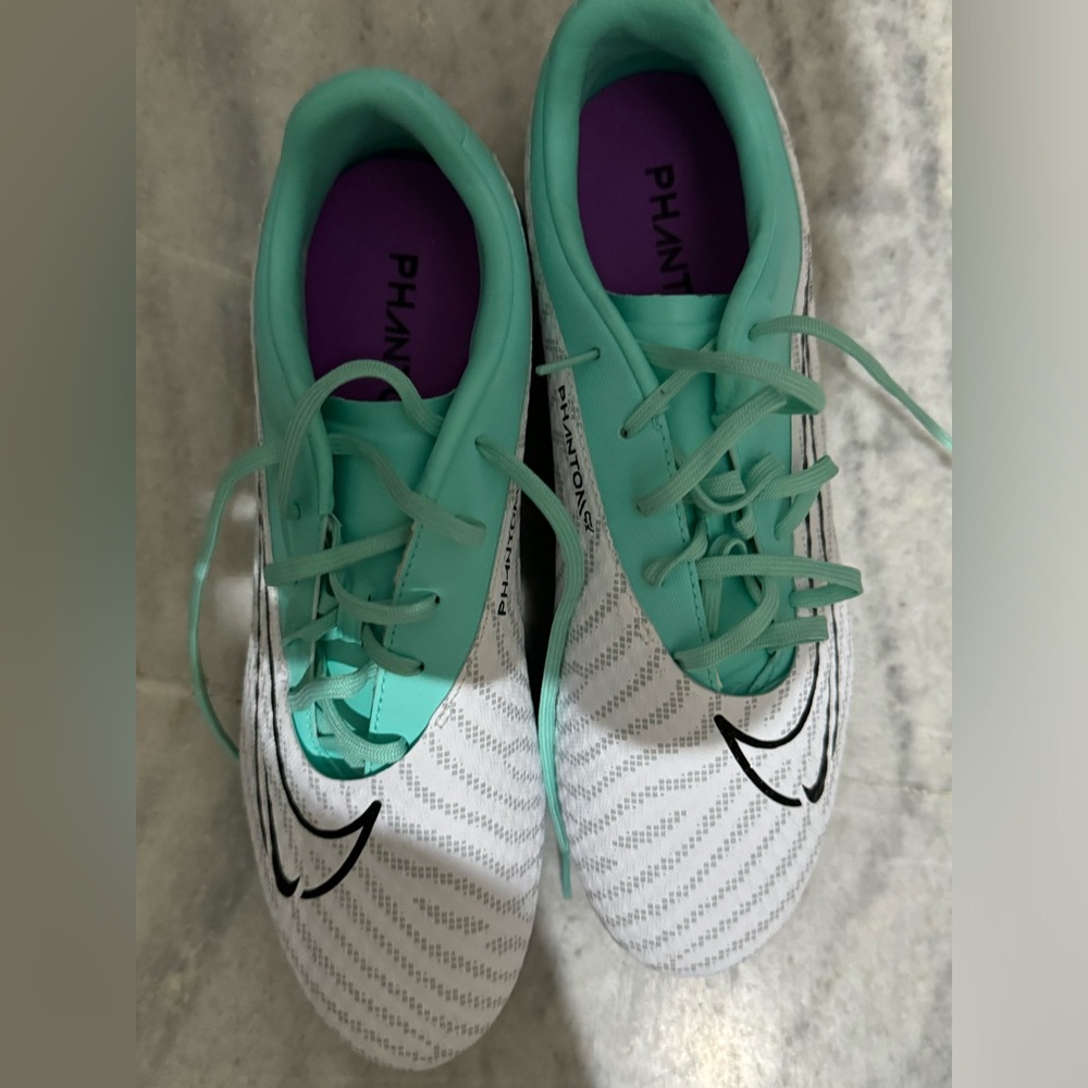 Phantom Nike brand soccer cleats